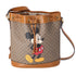 Gucci x Disney Mickey Mouse Bucket Bag Printed Mini GG Coated Canvas